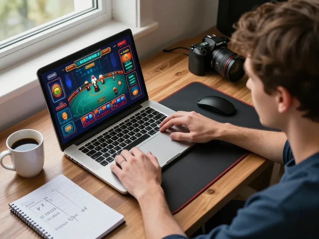 Experience live dealer games at https://tg88u.com/ with a cozy online gaming setup including strategies notes.
