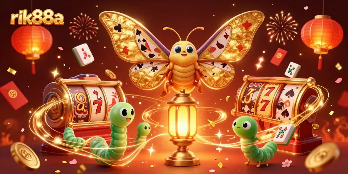 Engage in thrilling gameplay at rik88a with vibrant casino elements and animated characters.