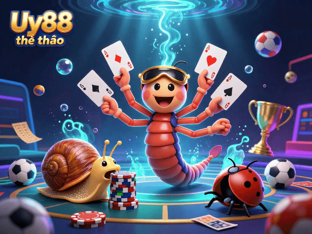 Engage in thrilling sports betting at Uy88 thể thao with vibrant gaming elements and lively characters.