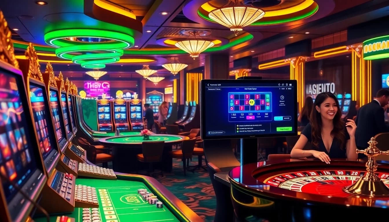 A player enjoying a thrilling moment at the U888 abc online casino interface with vibrant games and betting elements.