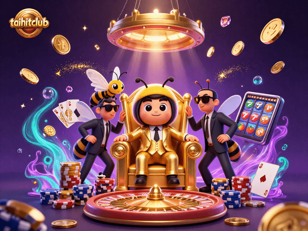 Engage with thrilling games at taihitclub featuring a bumblebee mob boss in a dazzling casino