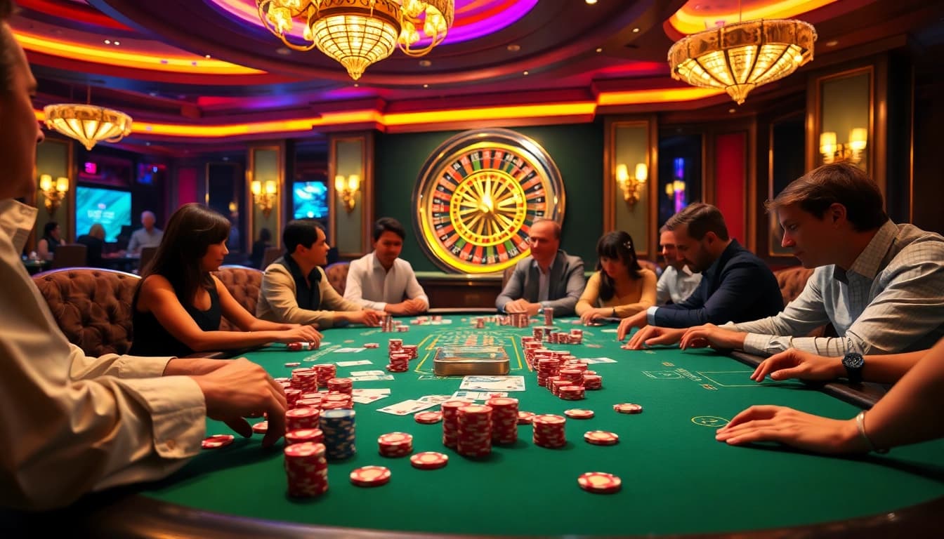 Experience the thrill of gaming at TG88 with professional poker players and vibrant atmospheres.
