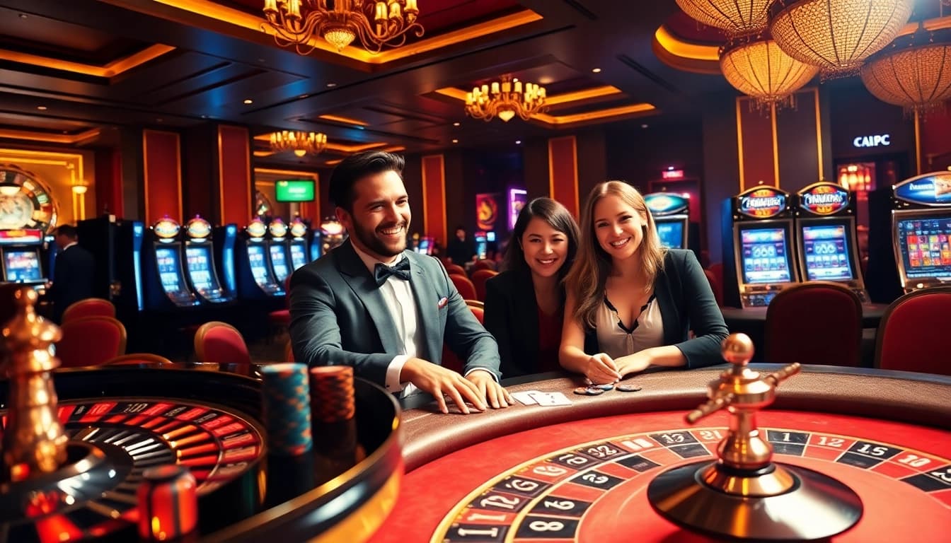 Experience the thrill of high-stakes gambling with LC88 casino games in a luxurious setting.