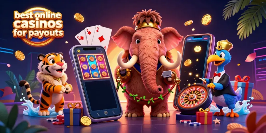 Experience the excitement at the best online casinos for payouts with colorful jackpots and vibrant gaming atmosphere.