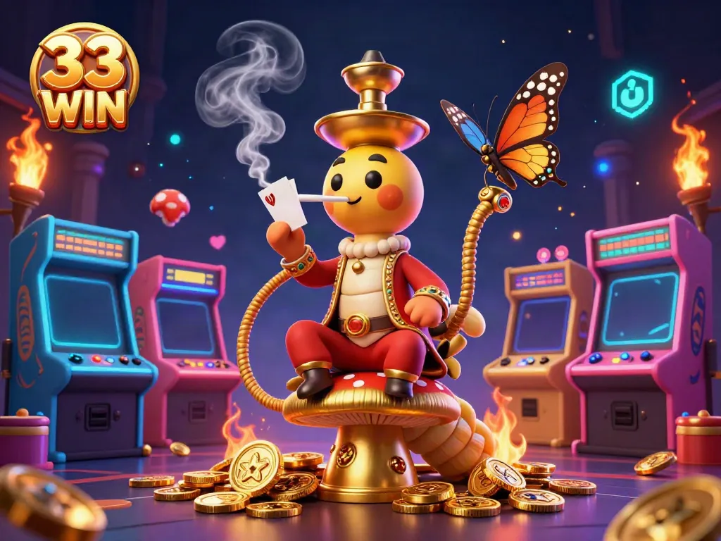 Engage in thrilling games at 33 WIN, with colorful visuals and dynamic gaming elements.