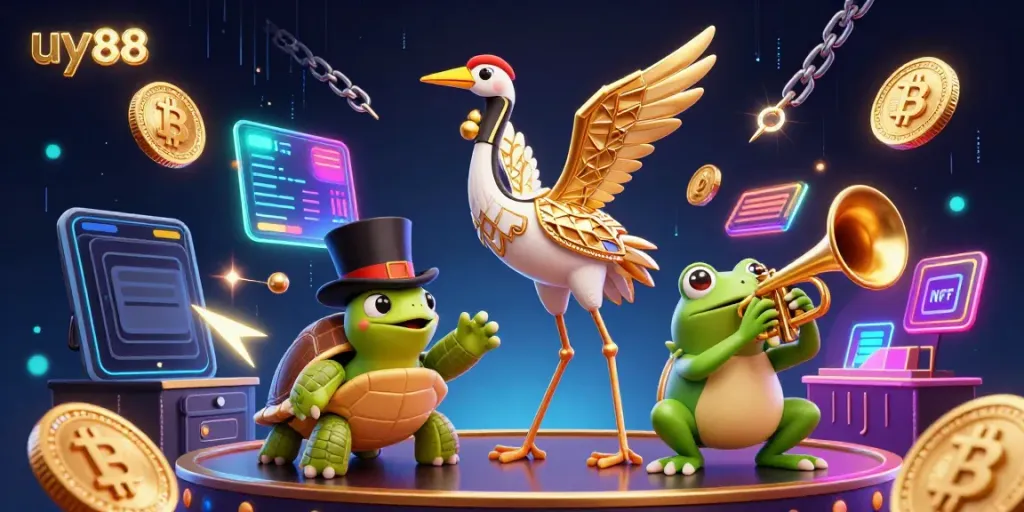 Engage with uy88's thrilling casino experience featuring vibrant characters and dynamic elements