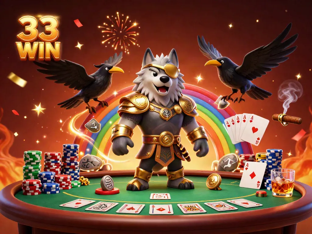 33 WIN - Thưởng ngay cược trực tuyến sôi động cùng thần thoại và bài poker.