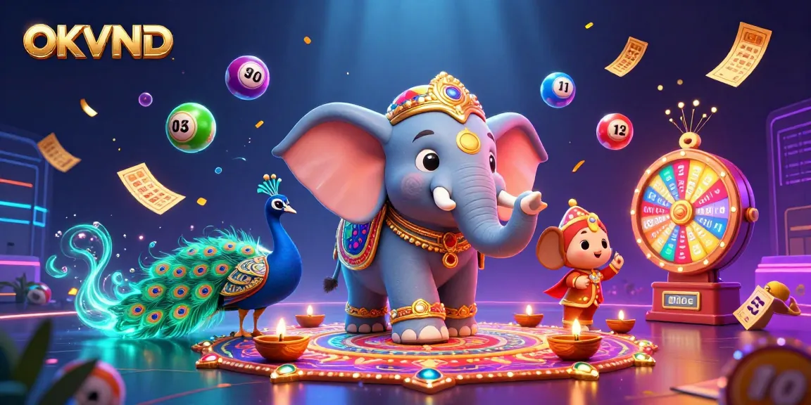 Experience vibrant excitement with OKVND's lively 3D casino action filled with lottery elements and prizes.