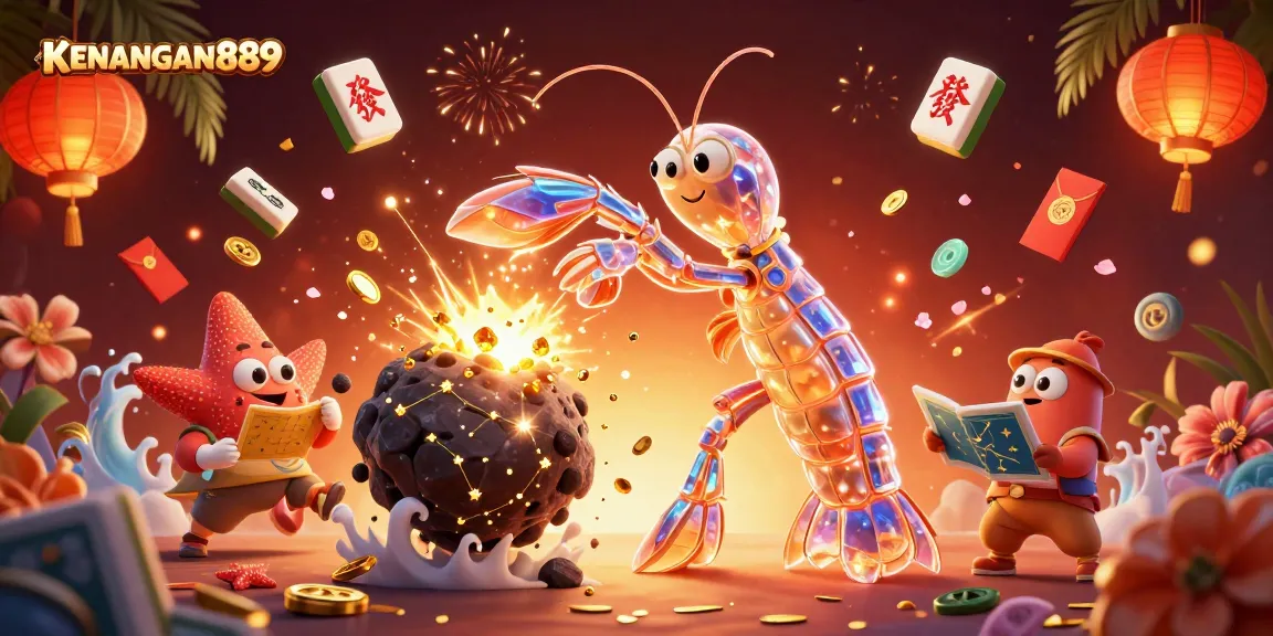 KENANGAN889 showcases an epic gaming adventure with dynamic characters and vibrant casino elements.