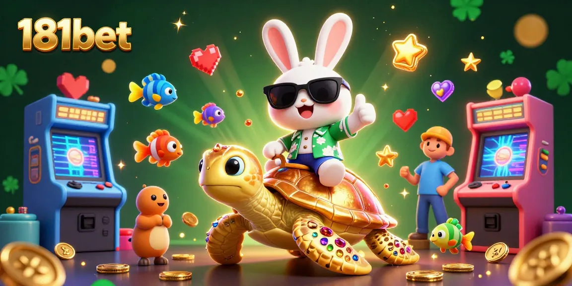 Experience the thrill of winning with 181bet in this vibrant casino-themed 3D illustration.