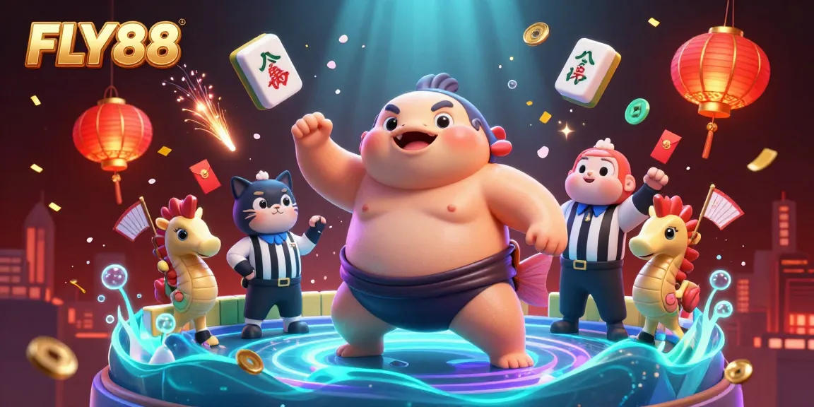 FLY88 offers a thrilling casino experience featuring a vibrant underwater scene with exciting gaming elements.