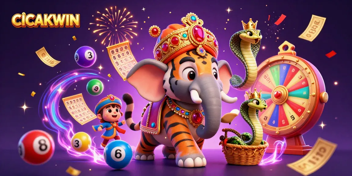 Engage with thrilling moments at CICAKWIN, featuring vibrant game elements and a rich casino atmosphere.