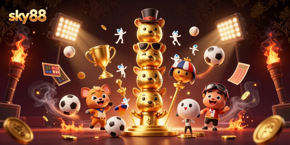 Experience thrilling victories at sky88 with engaging sports betting action and vibrant animations.