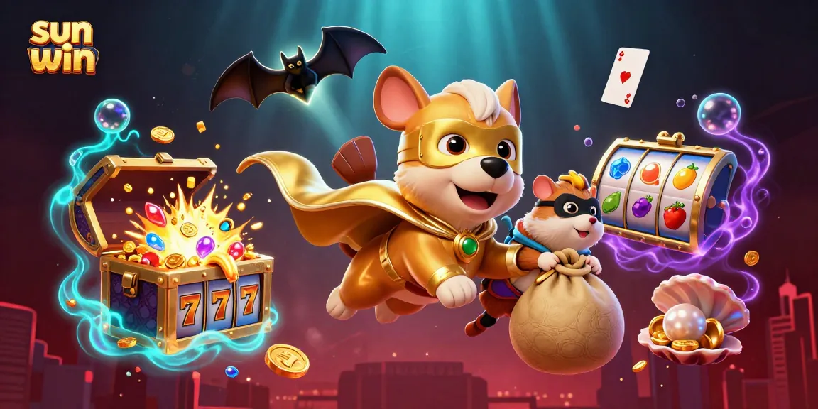 Win exciting rewards with Sun Win through a vibrant gaming adventure featuring playful characters.