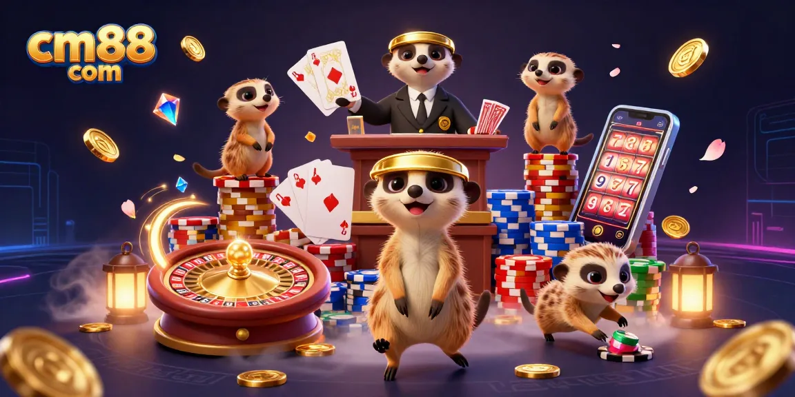 Experience exciting gameplay with cm88 com in this vibrant casino scene featuring colorful elements.