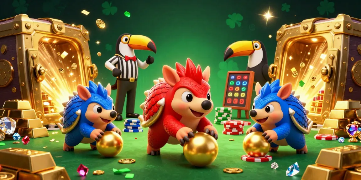 Experience thrilling gameplay at 11 win with rival pangolins and gold-filled excitement!