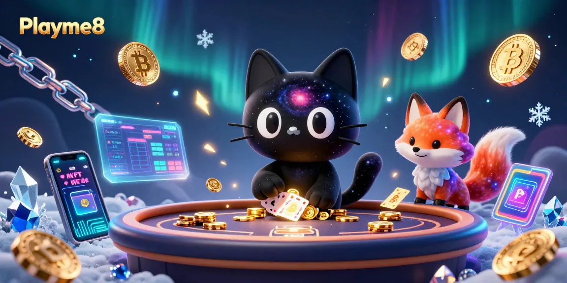 เล่นเกมใน Playme8 กับแมวหลุมดำและสุนัขจิ้งจอกในคาสิโนจักรวาล