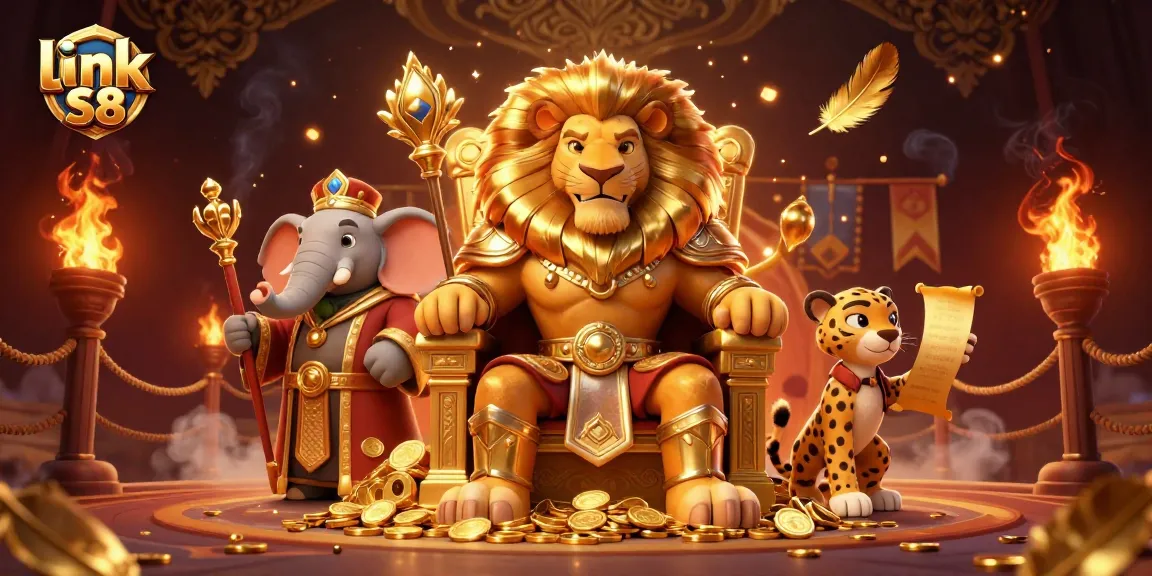 Bet on big wins with the link S8 as you join thrilling casino games with dynamic characters.