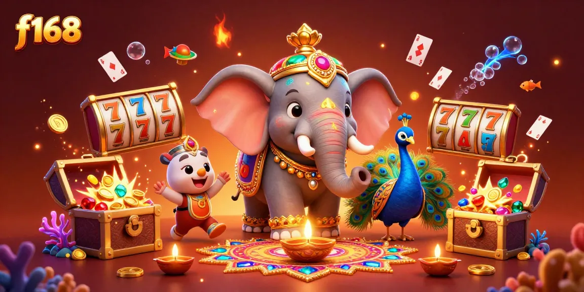 Experience exhilarating gaming action at f168 with vibrant elements from slots and underwater adventures.